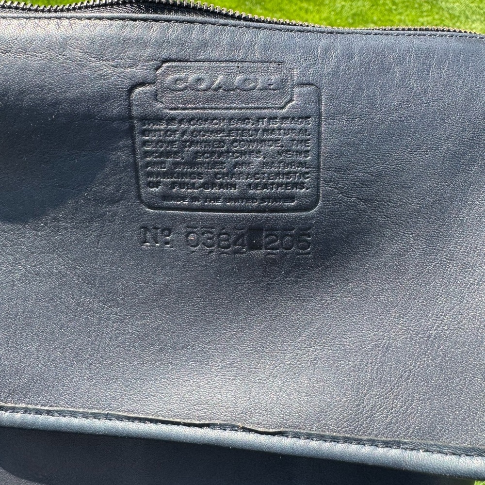 Vintage Coach Jackson Bucket Bag 9912- Navy - Picture 8 of 8